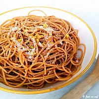 recette Spaghettis citron parmesan