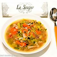 recette SOUPE DE POULET sans gluten ni additifs (2 recettes en 1)