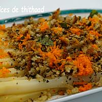 recette asperges à l'orange et à la menthe