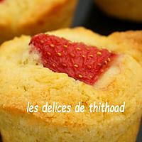 recette mini-cakes aux fraises