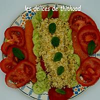 recette salade façon taboulé à la truite fumée