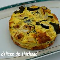 recette flans de courgettes et menthe