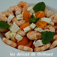 recette salade de tomates et crevettes