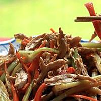 recette La salade aux trois lamelles