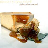 recette Cheesecake à la Confiture de Lait & Eclats de caramel