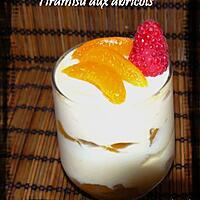 recette Tiramisu aux abricots