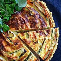 recette Tarte spirale aux carottes et courgettes