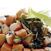 recette Surimi et salades sautées