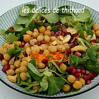 recette salade de pois chiches et mâche