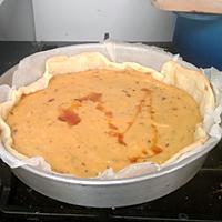 recette Tarte-flan au caramel (bonne mais moche...merci mon four !)