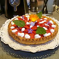 recette Tarte feuilletée aux fraises à la crème pâtissière