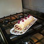 recette Roulé à la framboise