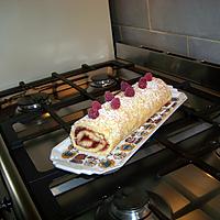 recette Roulé à la framboise