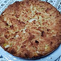 recette Gâteau  aux pommes et à la noix de coco