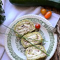 recette Roulé courgette thon fromage