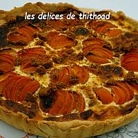 recette tarte aux abricots et spéculoos
