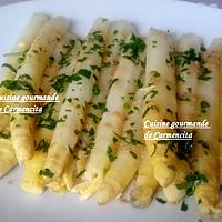 recette Asperges blanches sauce vinaigrette