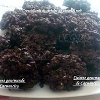 recette Croustillant de céréales au chocolat noir