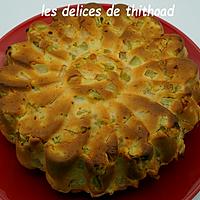 recette gâteau au yaourt, pommes et rhubarbe