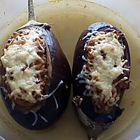 recette aubergine farcie agneau et riz