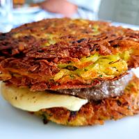 recette Burger Rösti  à la raclette