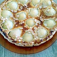 recette tarte poires chocolat amandes