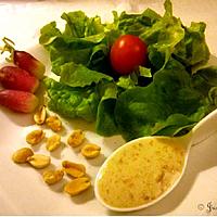 recette Vinaigrette à la cacahuète