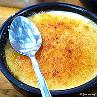 recette Crème brûlée au fromage de chèvre