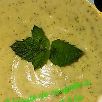 recette Velouté de cougette à la menthe et à la tomme de Savoie