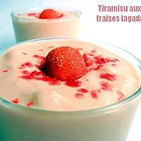 recette Tiramisu aux Fraises Tagada ®