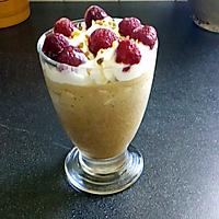 recette mousse praliné chantilly framboises