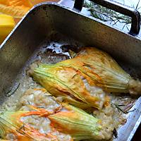 recette Fleurs de courgettes farcies