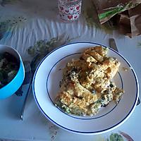 recette Omelette au bleue d'Auvergne
