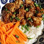 recette Chou Fleur façon général Tao