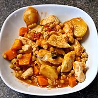 recette Ragoût de poulet et flageolets