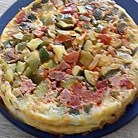 recette clafoutis aux légumes du soleil et jambon fumé