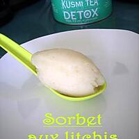 recette Sorbet aux litchis