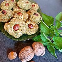 recette Petits sablés orties noisettes noix