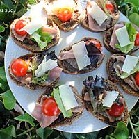 recette Tartines de boeuf cru pour l'apéro .