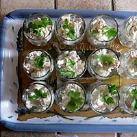 recette verrines ou cuillères apéritives au saumon