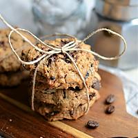 recette Cookies chocolat amandes café