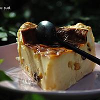 recette Flan pâtissier au rhum raisins .