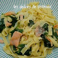 recette one pot pasta saumon épinards