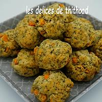 recette cookies salés à la patate douce et au thym