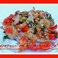 recette CUISSES DE GRENOUILLES A LA PROVENCALE