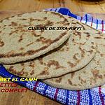 recette RAKHSSISS EL GAMH- GALETTES DE SEMOULE DE BLE DUR COMPLET NON RAFINE