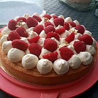 recette Tarte amandine au framboises