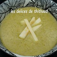 recette velouté de brocolis et pommes