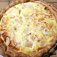 recette Tarte pomme crabe au yaourt