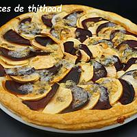 recette tarte aux pommes et betteraves